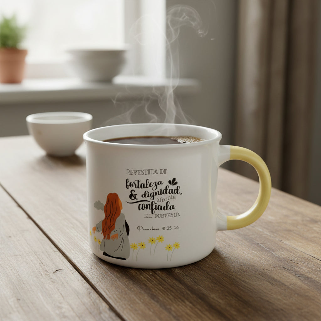 Taza/Mug Coleccion Mujer Virtuosa Prov 31:25-26