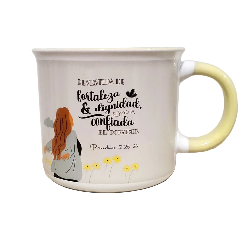 Taza/Mug Coleccion Mujer Virtuosa Prov 31:25-26