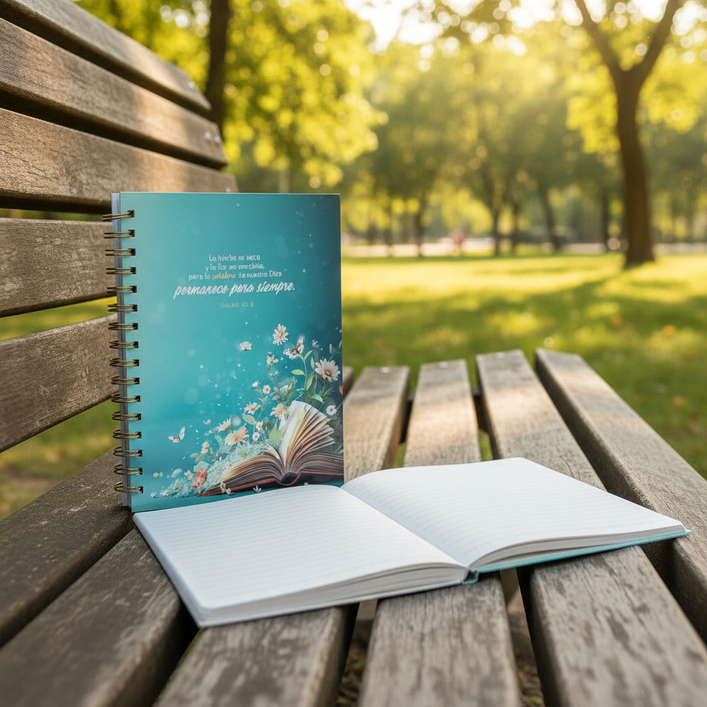 Libreta/Notebook- Permanece para Siempre-Isaias 40:8