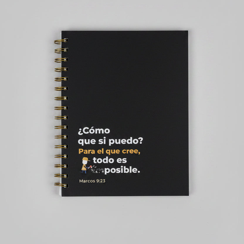 Libreta/Notebook-Para el que cree, todo es posible. Marcos 9:23