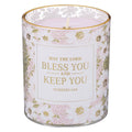 Bless and Keep You Cactus Blossom and Coconut Scented Candle in Glass Jar - Numbers 6:24