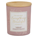 Everything Beautiful Calming Lotus Scented Candle in a Glass Jar - Ecclesiastes 3:11