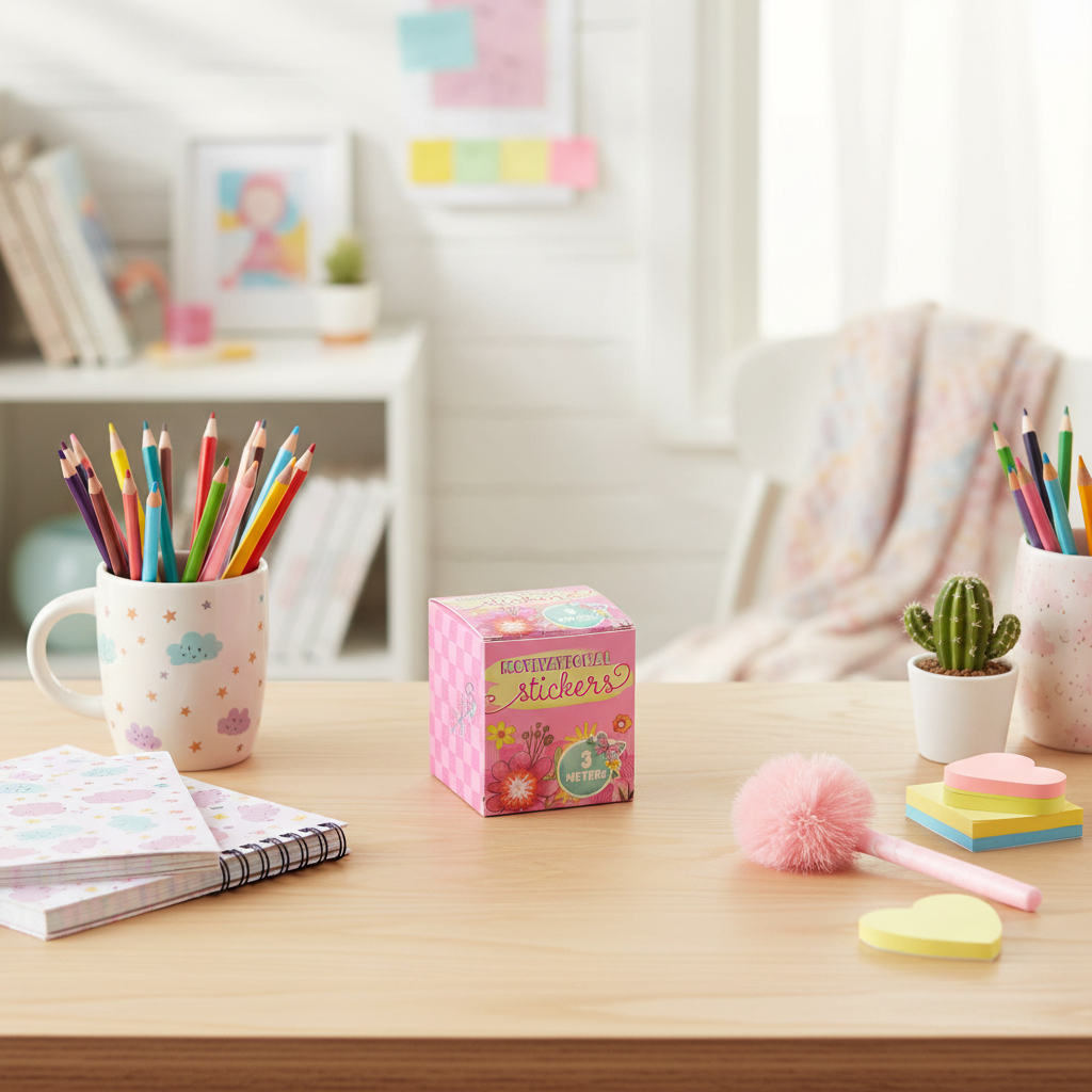 Pink Sprinkled with Joy Sticker Roll