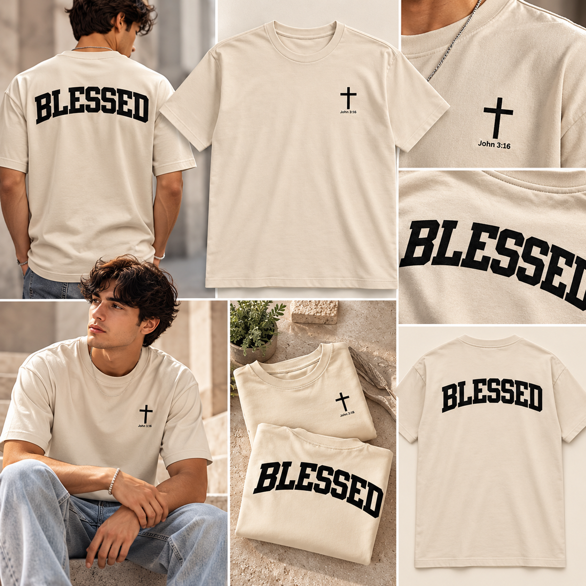 BLESSED COLLECTION-Premium Streetwear T-Shirt