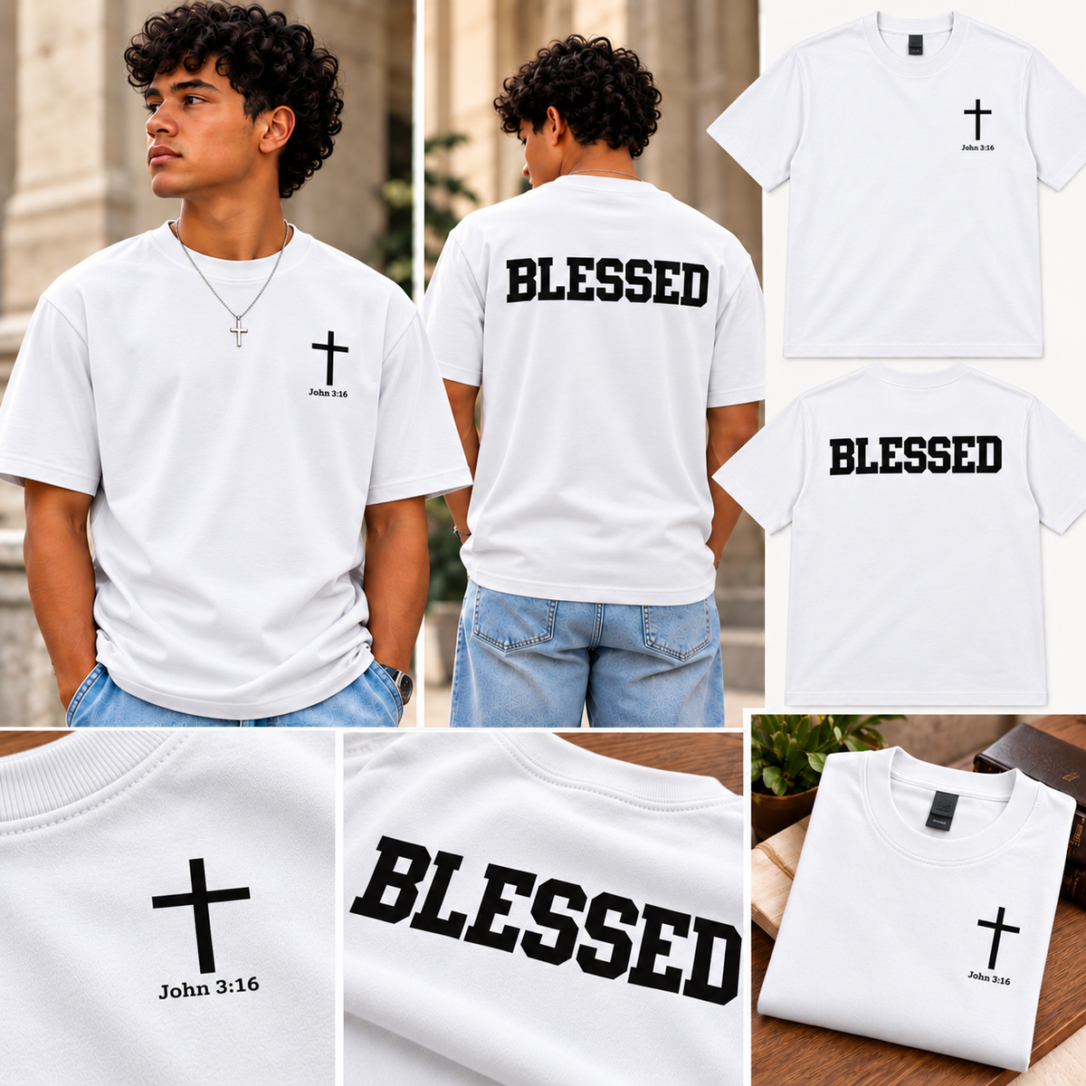 BLESSED COLLECTION-Premium Streetwear T-Shirt